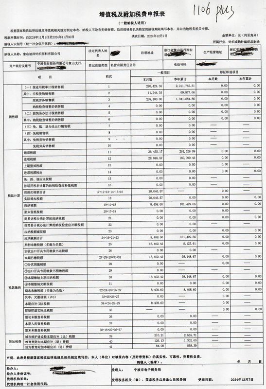 1106PLUS打印的效果