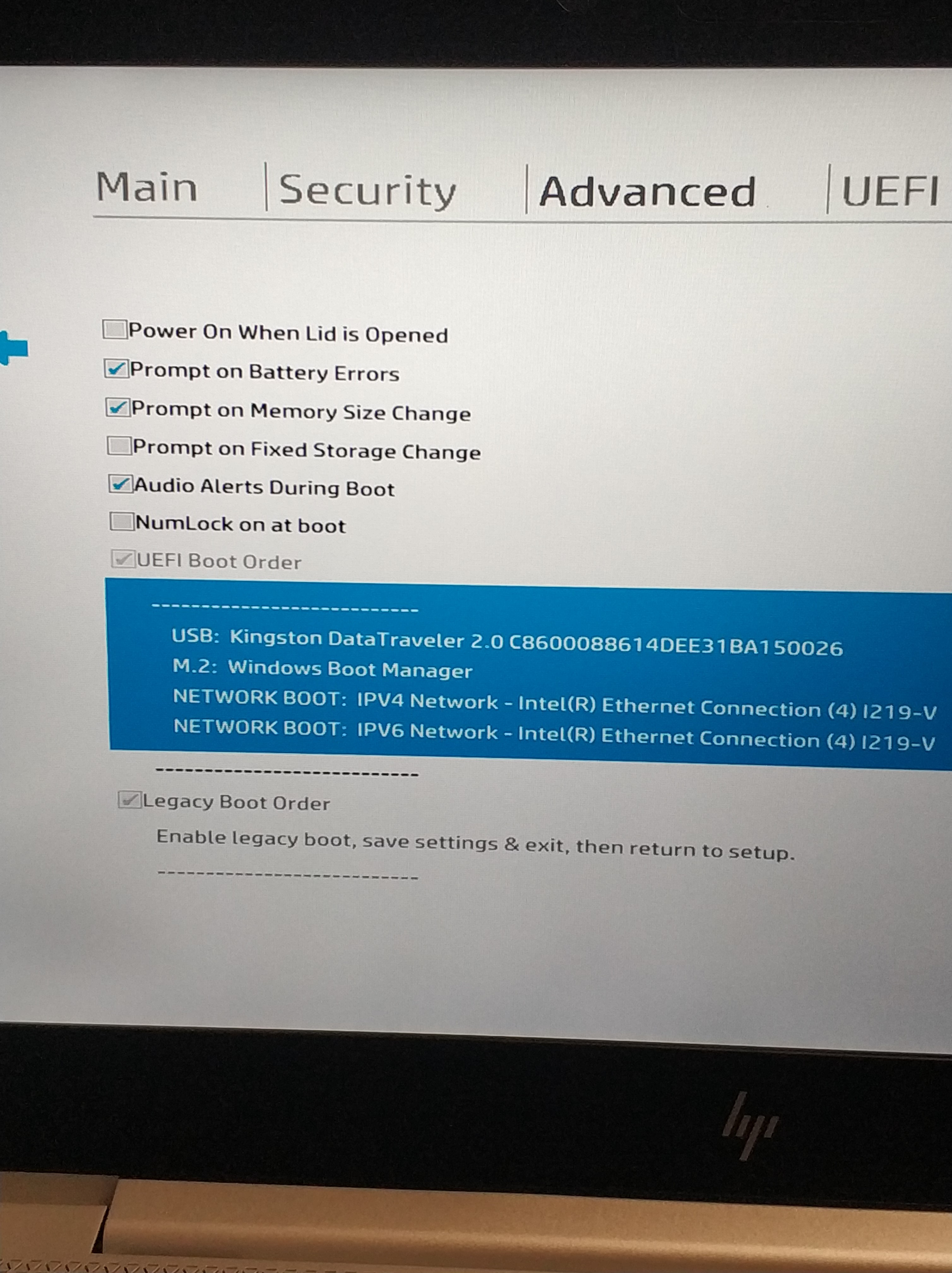 已解决: HP EliteBook 830 G5利用U盘做启动盘时遇到的问题- 惠普支持