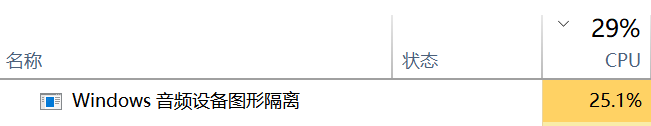 Windows音频设备图形隔离占25 Cpu 惠普支持社区 9011