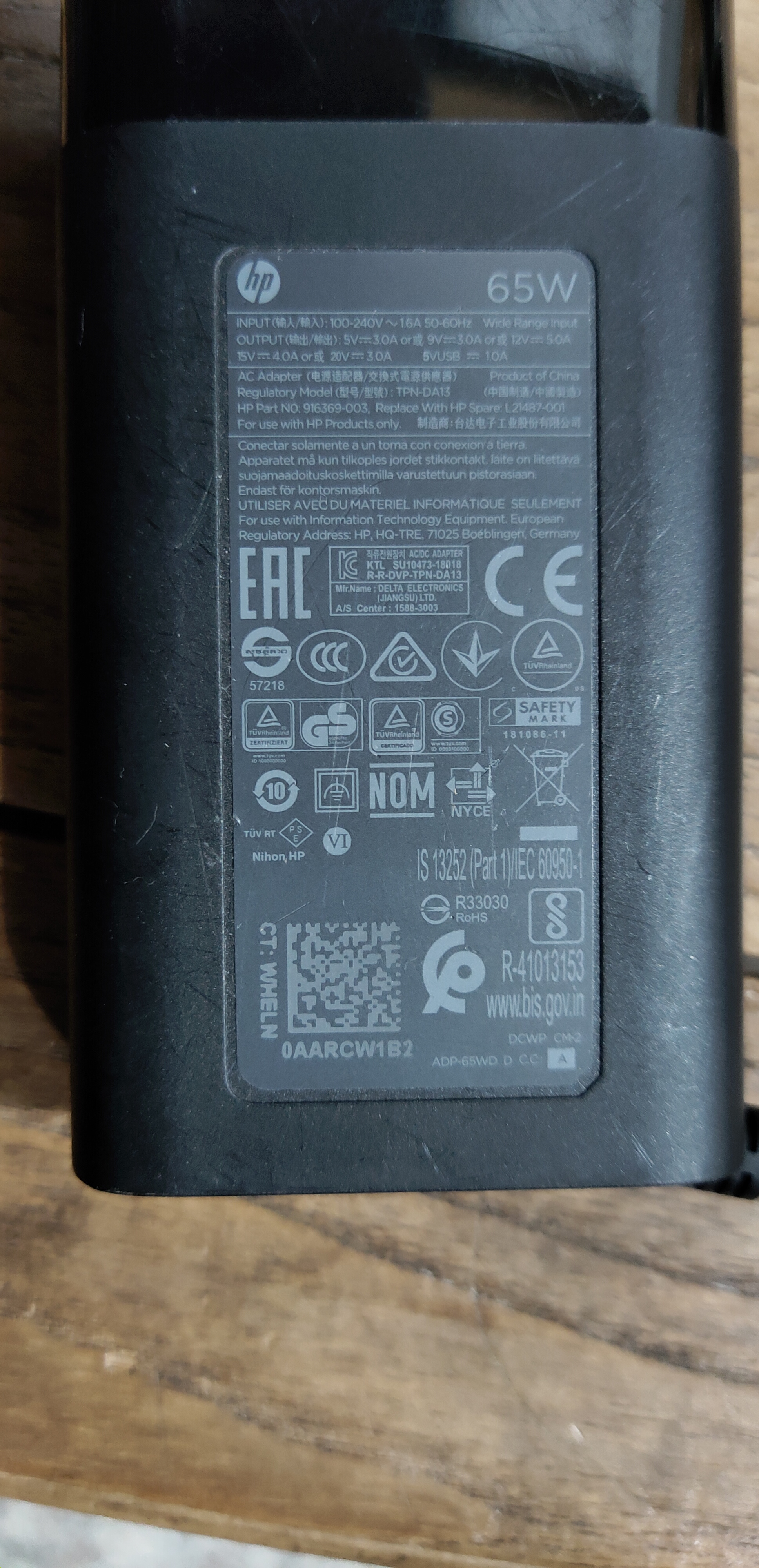 Hp Elitepad 900 G1 Tab Hstnn C75c Ac Adapter Charger