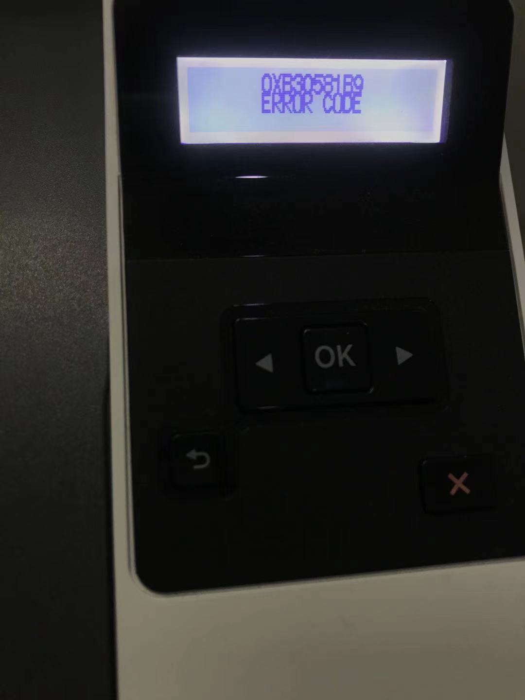 已解决 惠普M405d 打印机开机提示 0XB30581B9 ERROR CODE 惠普支持社区 1119133