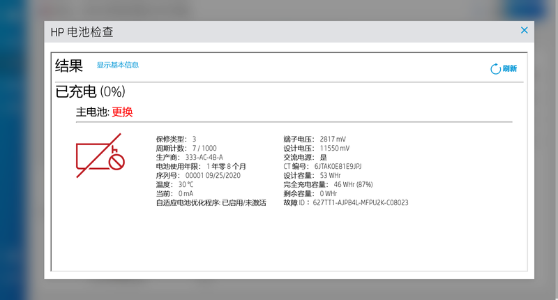 HP Surport Assistant 检测提示