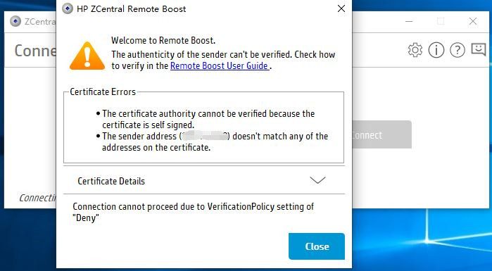 已解决: ZCentral Remote Boost远程连接问题 - 惠普支持社区 - 1168221